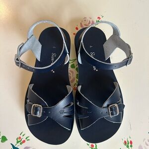 Kids Sun San by Salt Water Navy Sandals